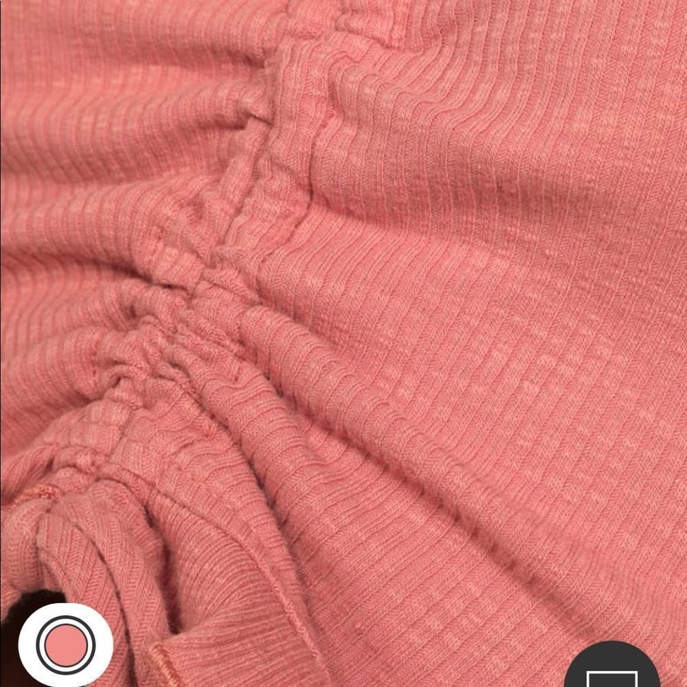 NEW Lulu’s Rebel with a Cause Dusty Rose Ribbed Ruched Tube Top - Picture 5 of 8